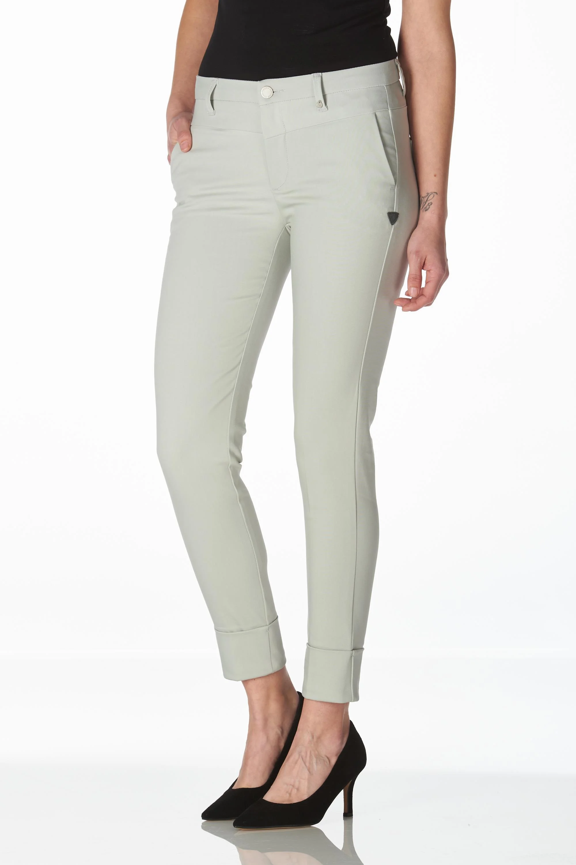 Lola ankle chino silver