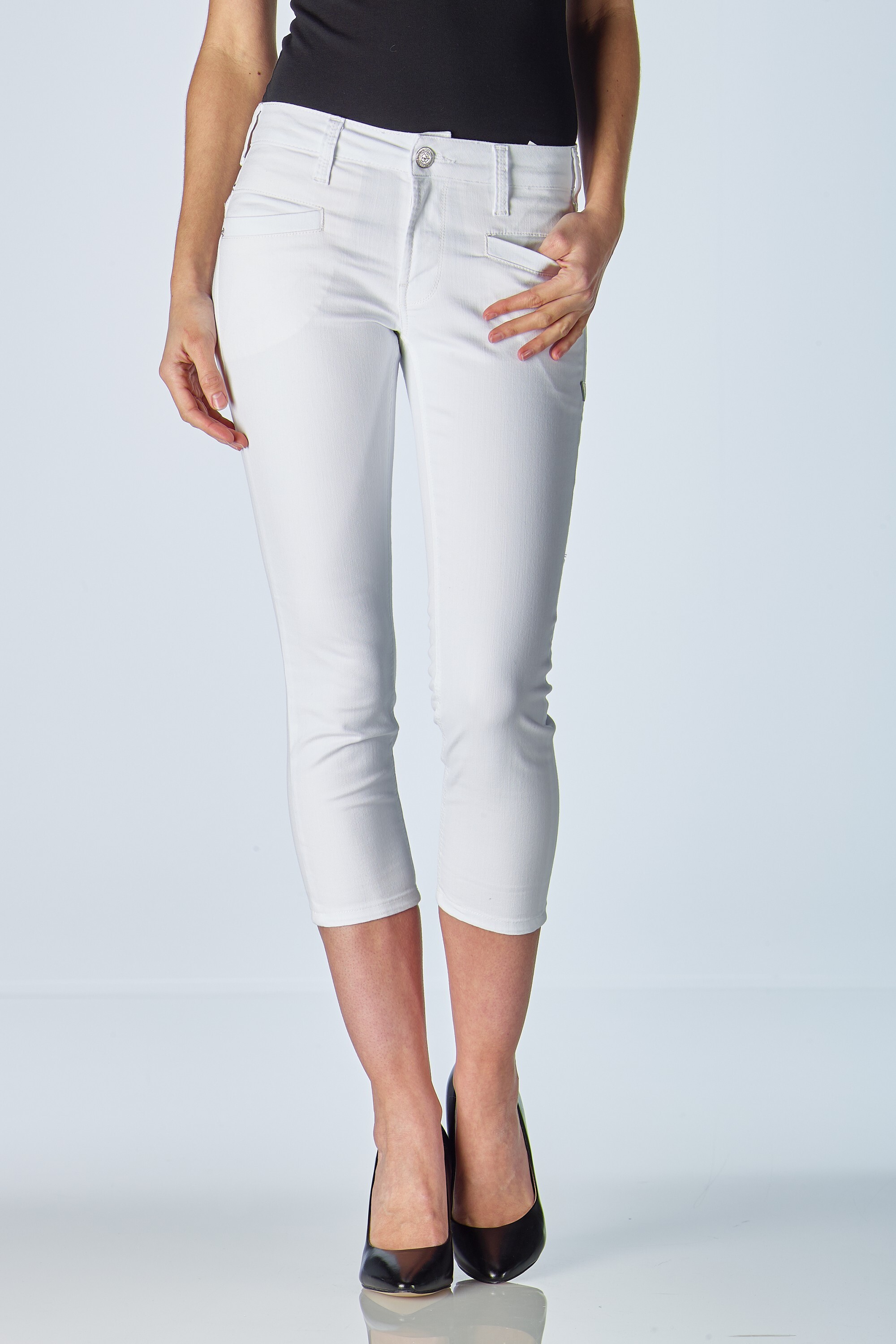 Carla midwaist white