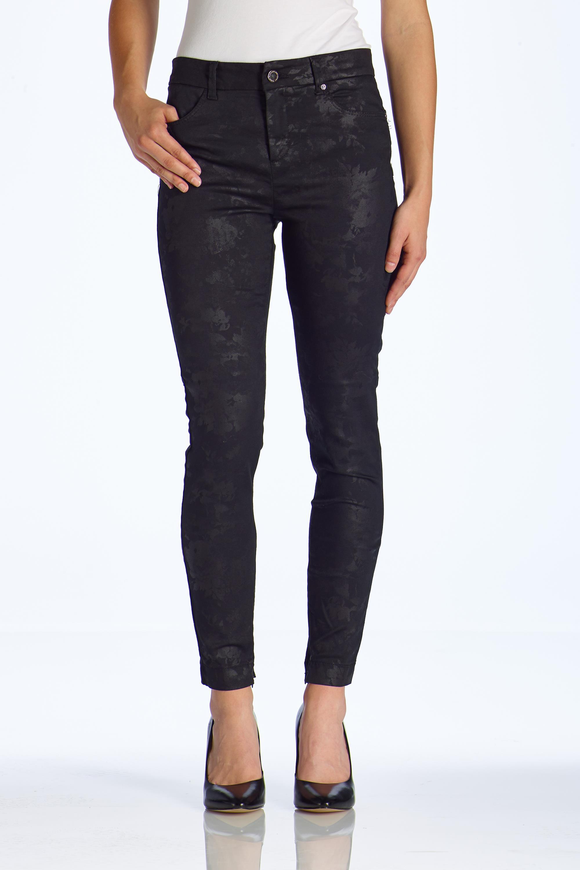 Amara black print (highwaist skinny)