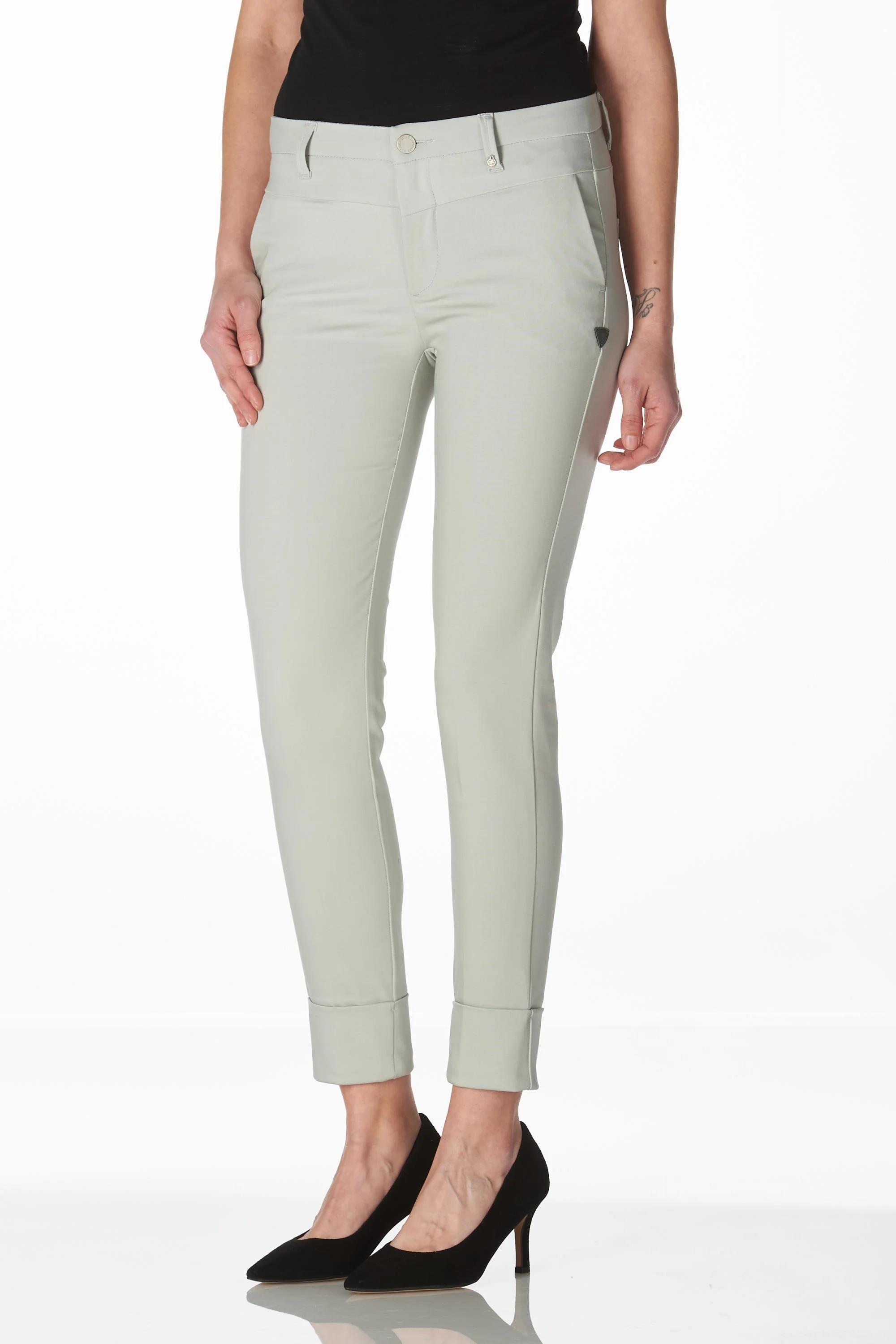 Lola ankle chino silver