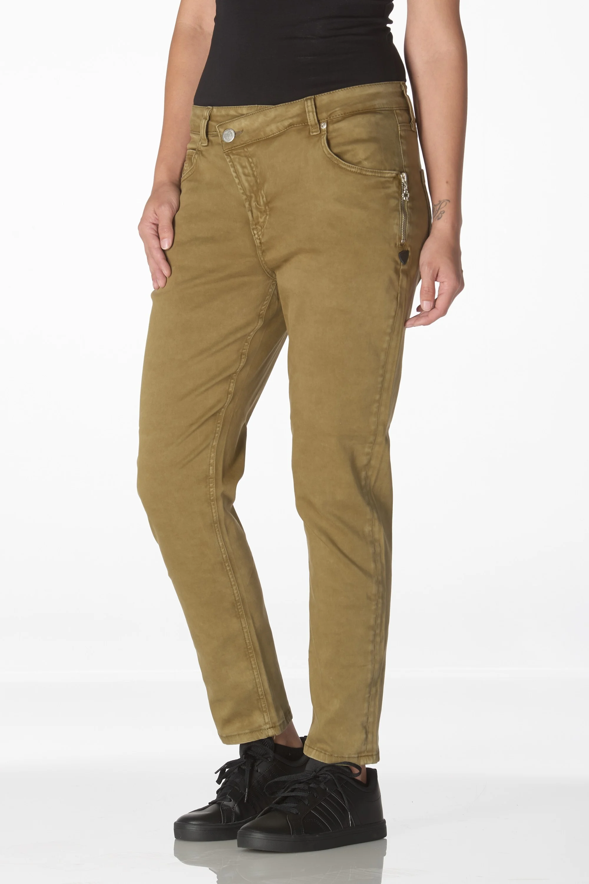 Mila curved khaki