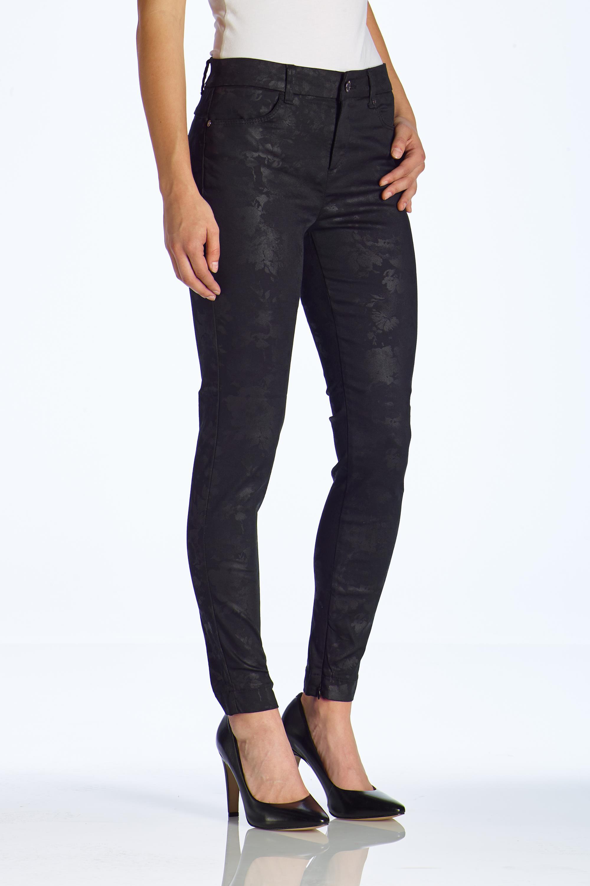 Amara black print (highwaist skinny)