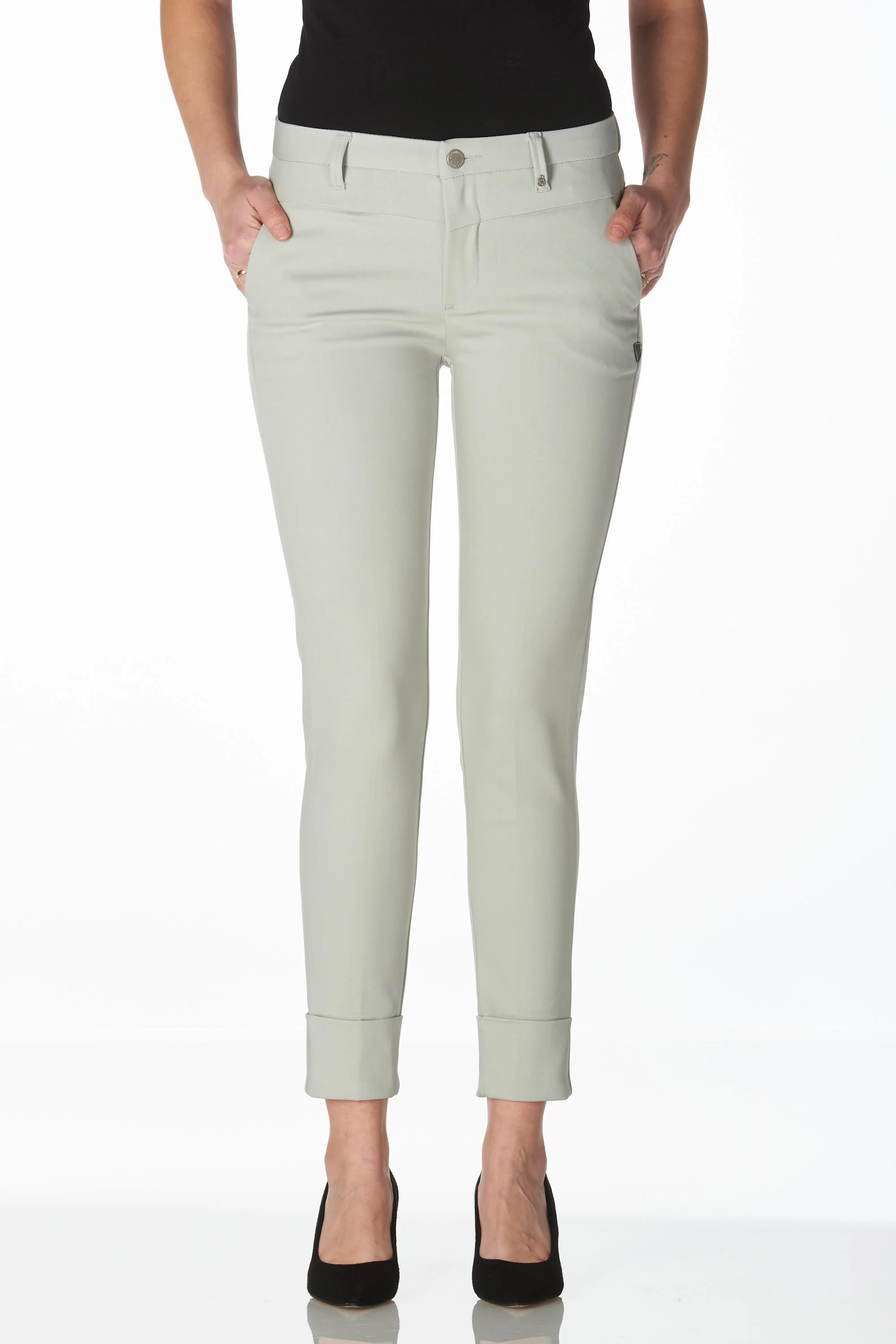 Lola ankle chino silver