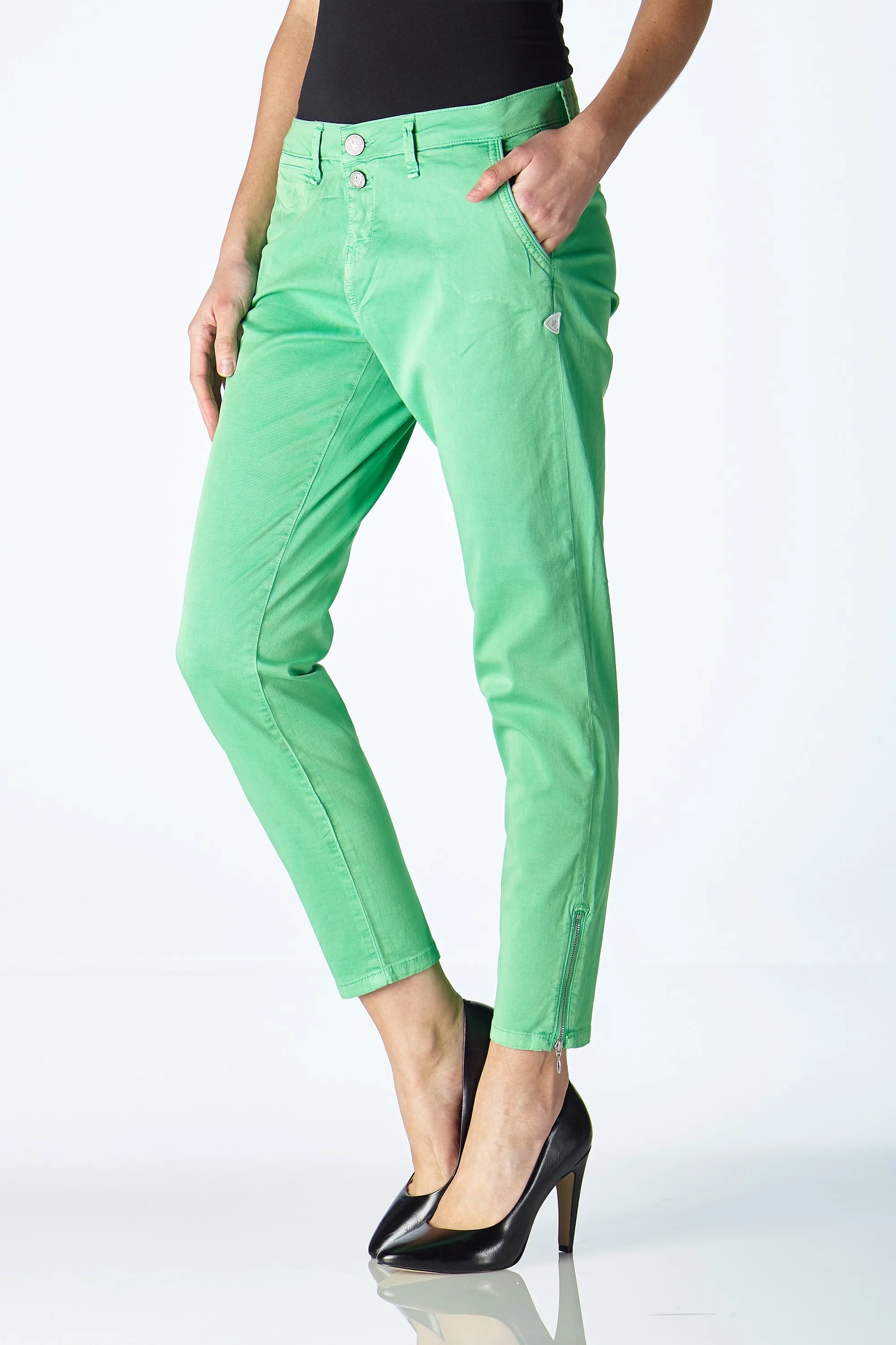 Kelly antique washed apple green (ankle)